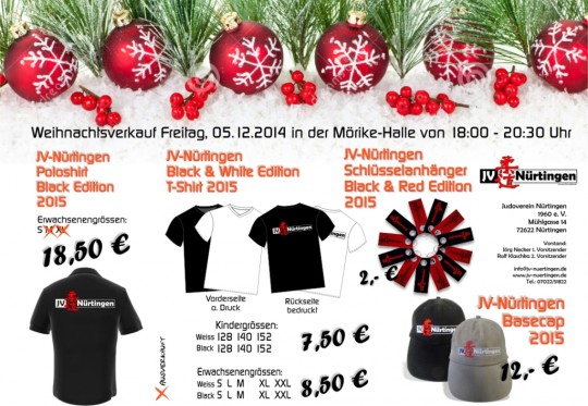 Weihnachtsverkauf 2014