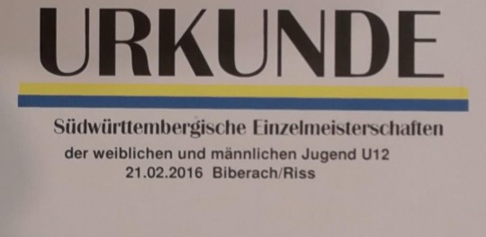 Südwürttembergische EM u12