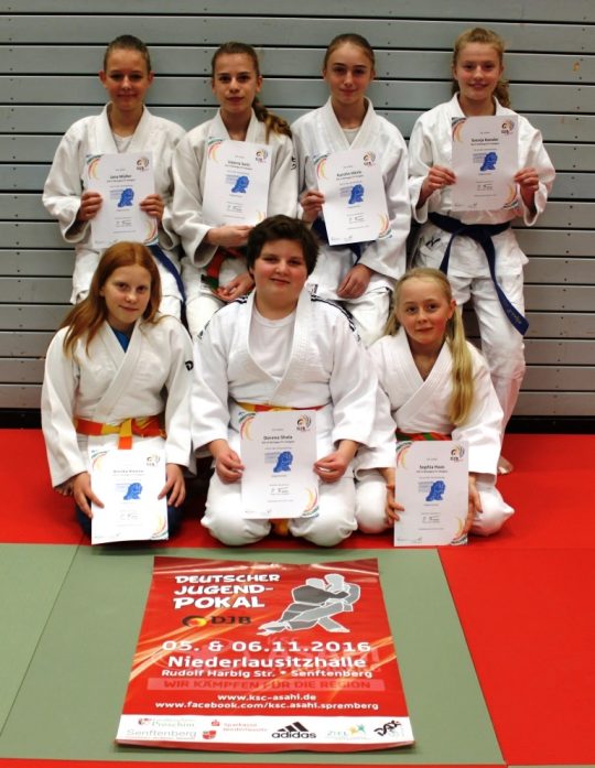 Glückliche Gesichter beim Jugendpokal in Senftenberg