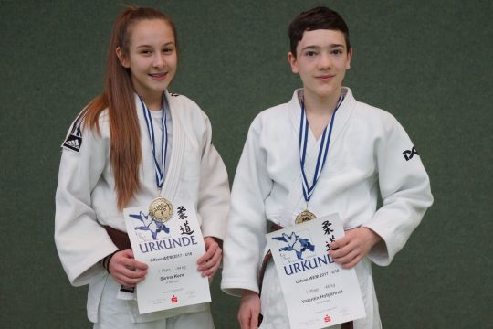 u18 Württembergische Einzelmeisterschaften – Sarina und Valentin holen Titel