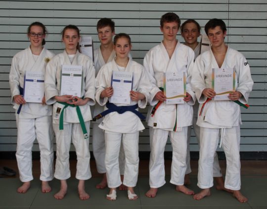 Erfolgreiche Gürtelprüfung