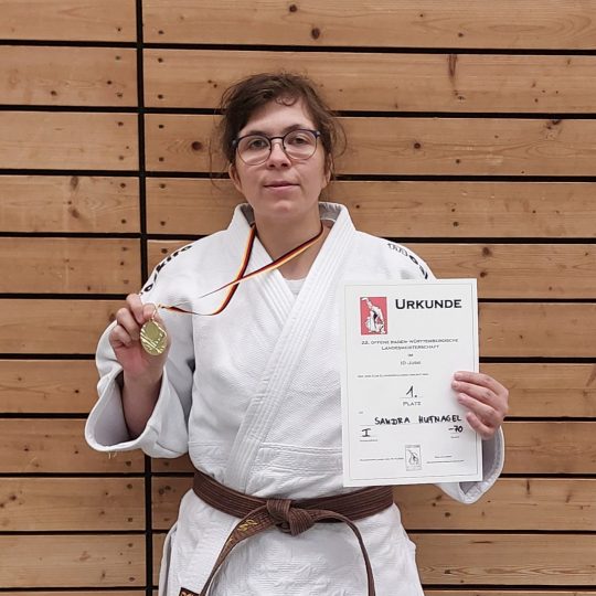 Sandra Hufnagel holt Gold bei offenen BW “G-Judo”-Meisterschaften