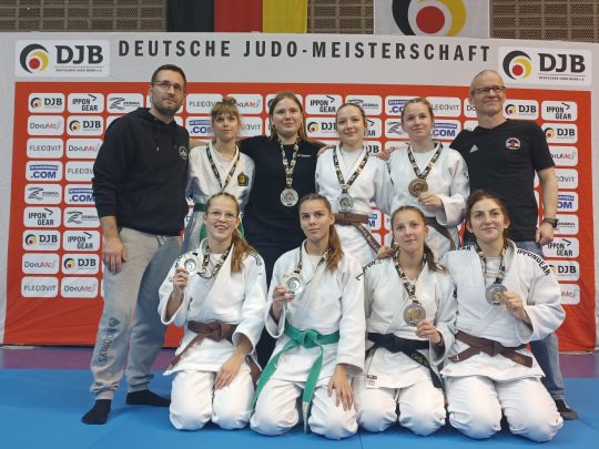 u18-Mädchenmannschaft des JV Nürtingen holen Deutsche Vizemeisterschaft