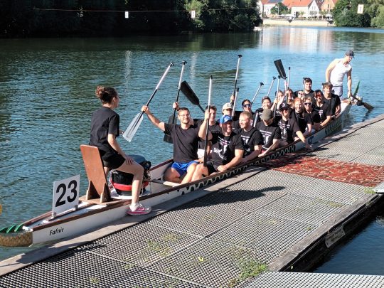 Kanos Kanu wird Zweiter beim Nürtinger Drachenboot-Cup